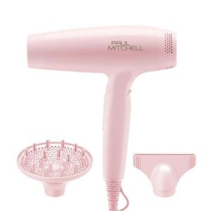 Paul Mitchell Dry Lightweight Professional Hair Dryer, Multiple Heat + Speed Settings, For Salon-Level Blowouts(Pink (Pack of 1))