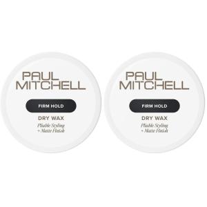 Paul Mitchell Dry Wax, Long-Lasting Hold, Matte Finish, For All Hair Types, 1.8 oz(1.8 Ounce (Pack of 2))