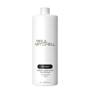 Paul Mitchell Freeze and Shine Super Hairspray, Maximum Hold, Shiny Finish Hairspray, For Coarse Hair(33.8 Fl Oz (Pack of 1))