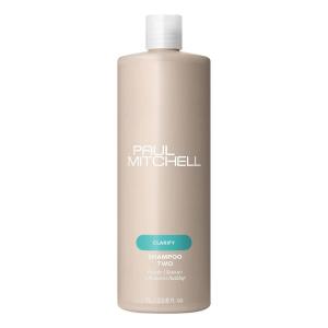Paul Mitchell Shampoo Two, Clarifying Shampoo, Deep Cleanses + Removes Buildup, For All Hair Types, Especially Oily Hair(33.8 Fl Oz (Pack of 1))