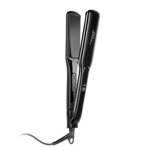 Paul Mitchell Smooth+ Ceramic Flat Iron, Adjustable Heat Settings, for Smoothing + Straightening(1.5″ CeraShine Ceramic Plates  Black)