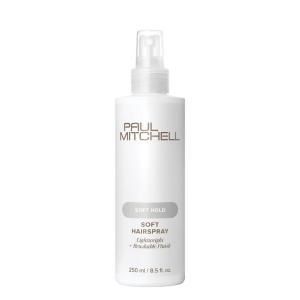 Paul Mitchell Soft Hairspray, Lightweight, Soft Hold + Brushable Finish, For All Hair Types(Aromatic almond scent)