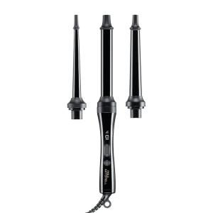 Paul Mitchell Unclipped 3-in-1 Ceramic Interchangeable Curling Wand, 3 Wands for Multiple Hairstyles
