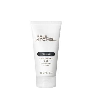 Paul Mitchell Wax Works Hair Gel, Flexible Hold, Bold Texture + Shine, For All Hair Types, 5.1 fl. oz