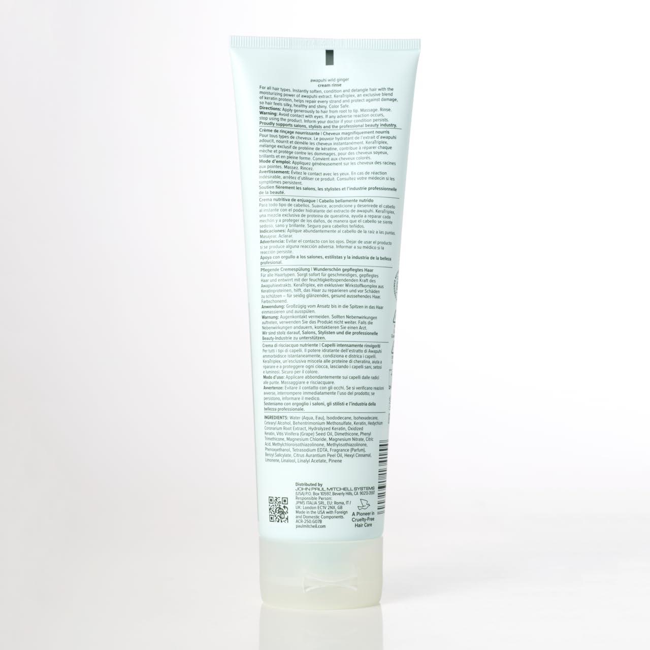 image:imageAwapuhi Wild Ginger by Paul Mitchell Cream Rinse Detangles Repairs For Dry Damaged ColorTreated HairConditioner