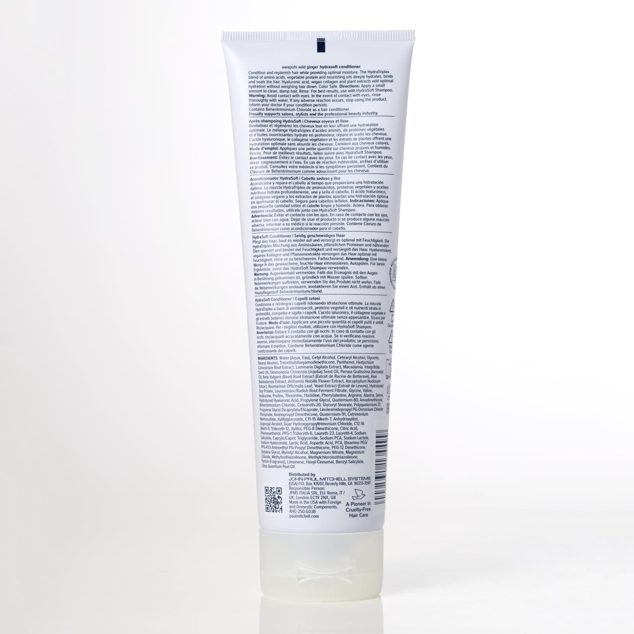image:imageAwapuhi Wild Ginger by Paul Mitchell HydraSoft Conditioner For Silky Smooth Hair Ideal For All Hair Types Especially Dry Frizzy Hair85 Fl Oz Pack of 1