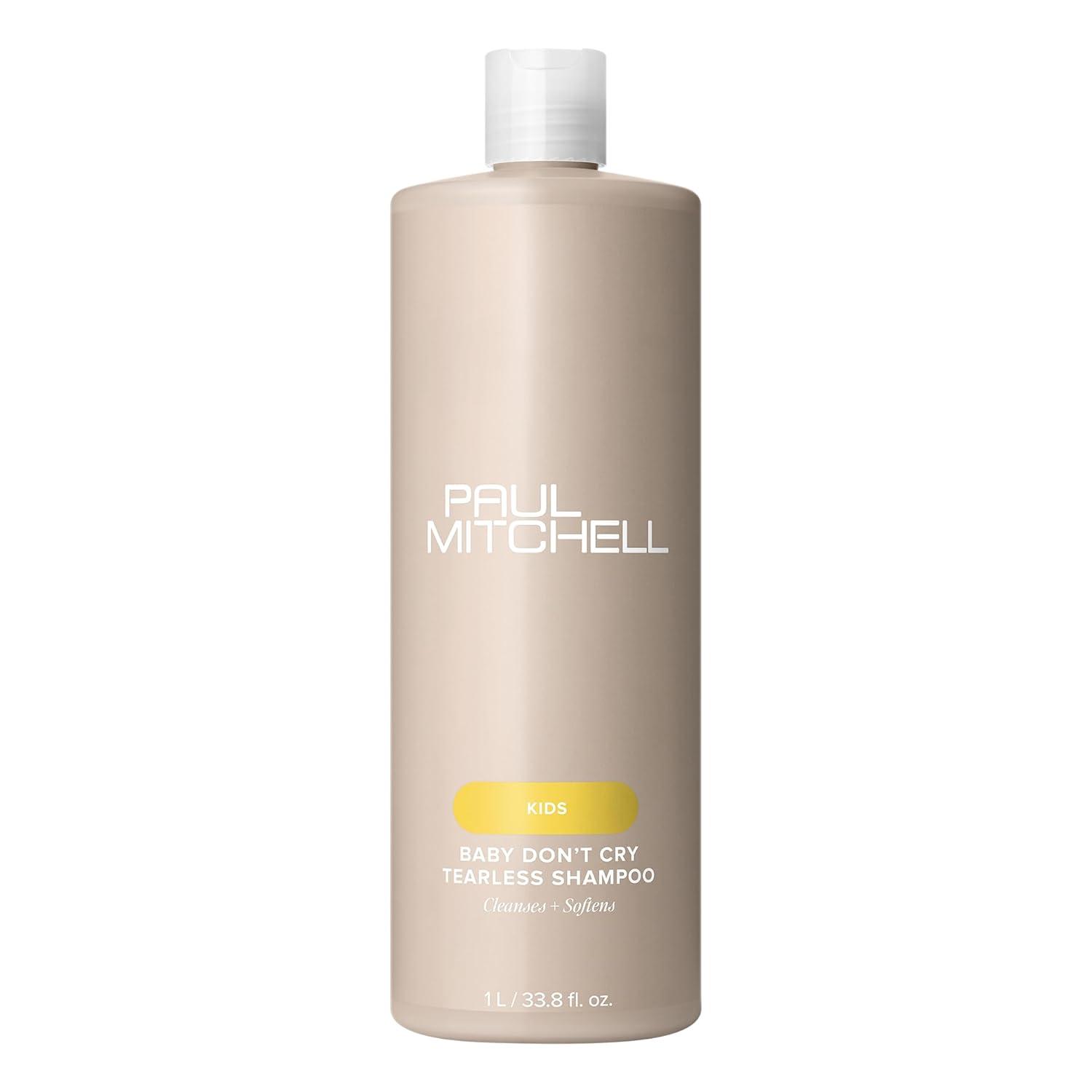 image:imagePaul Mitchell Baby Dont Cry TearFree Shampoo Cleanses Softens Hair For Children of All AgesA soothing powdery scent with soft floral notes and comforting vanilla