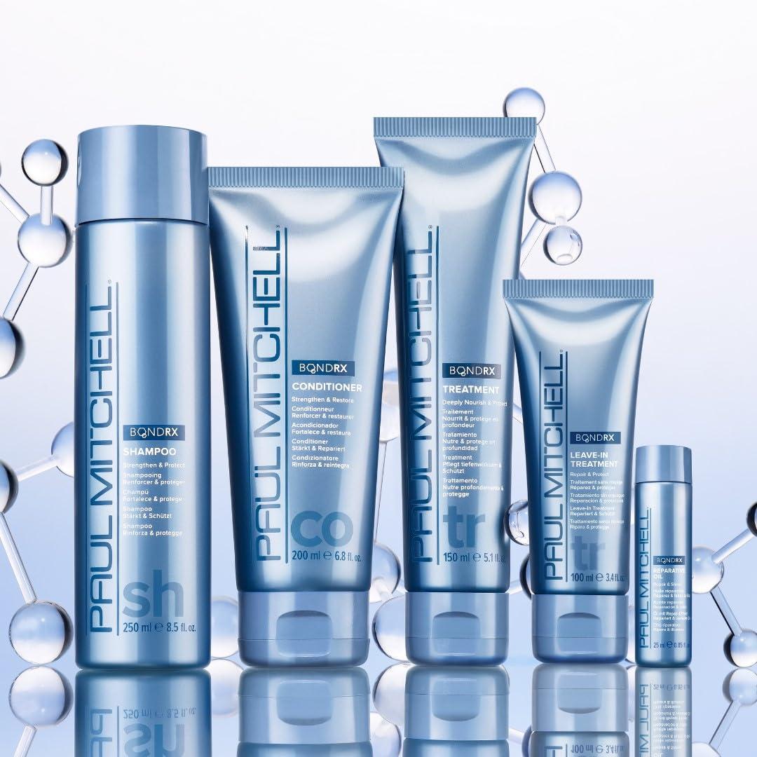 image:imagePaul Mitchell Bond Rx Reparative Oil Repairs Adds Shine For Chemically Treated Damaged Hair 085 fl oz
