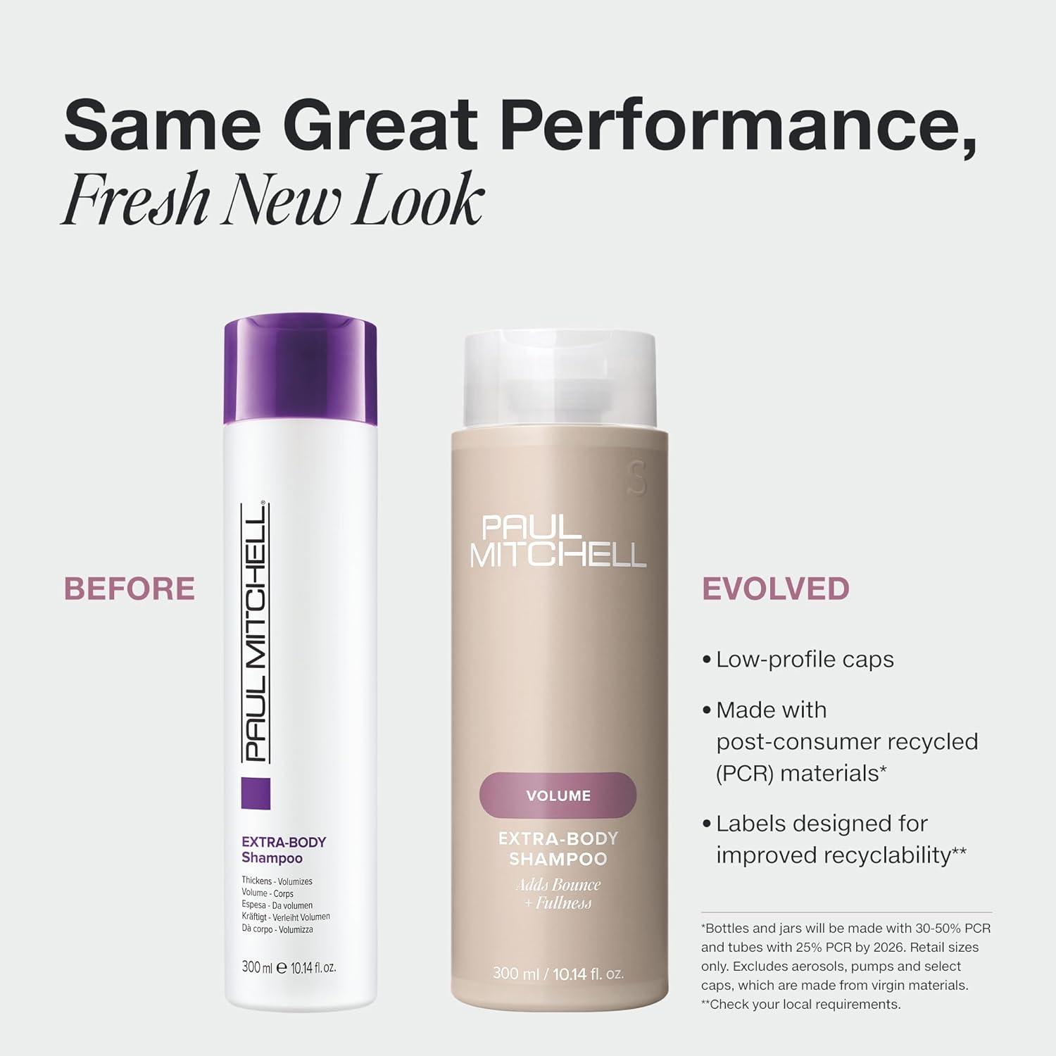 image:imagePaul Mitchell ExtraBody Shampoo Adds Bounce Fullness For Fine HairVibrant crisp apple scent