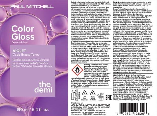 image:imagePaul Mitchell The Demi Color Gloss Glosses in 3 MinutesViolet