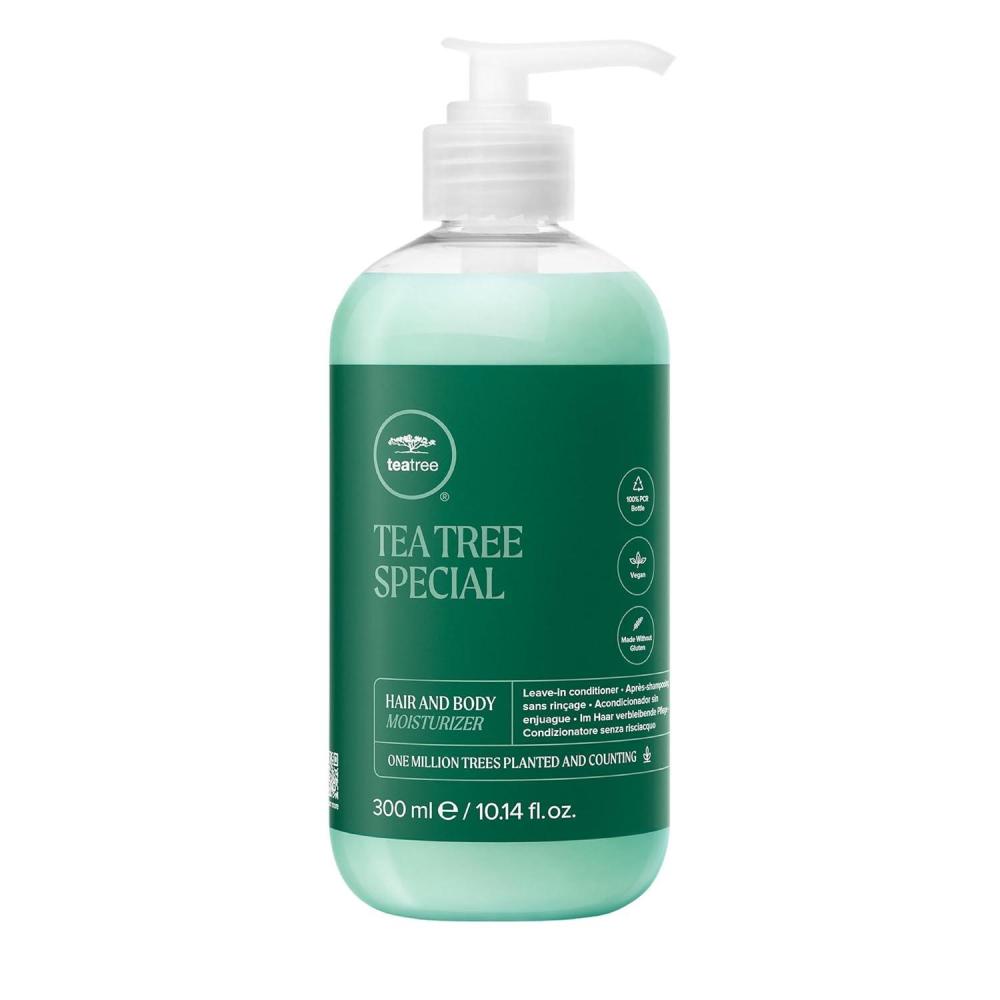 image:imageTea Tree Hair and Body Moisturizer LeaveIn Conditioner Body Lotion AfterShave Cream For All Hair Skin Types1014 Fl Oz Pack of 1