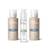 Paul Mitchell Awapuhi Shampoo and Conditioner, Balances Moisture + Adds Shine, 2.5 oz. + Super Skinny Serum Blowout Primer, Speeds Up Drying Time, Humidity Resistant, .85 oz., Travel Set
