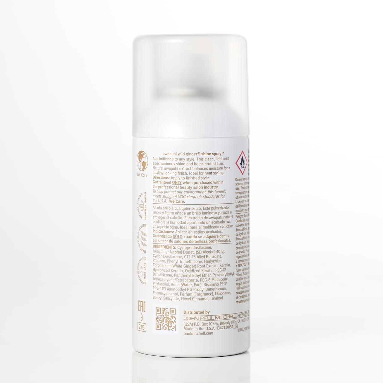 image:imageAwapuhi Wild Ginger by Paul Mitchell Shine Spray Conditions Adds Luminosity For All Hair Types 33 oz